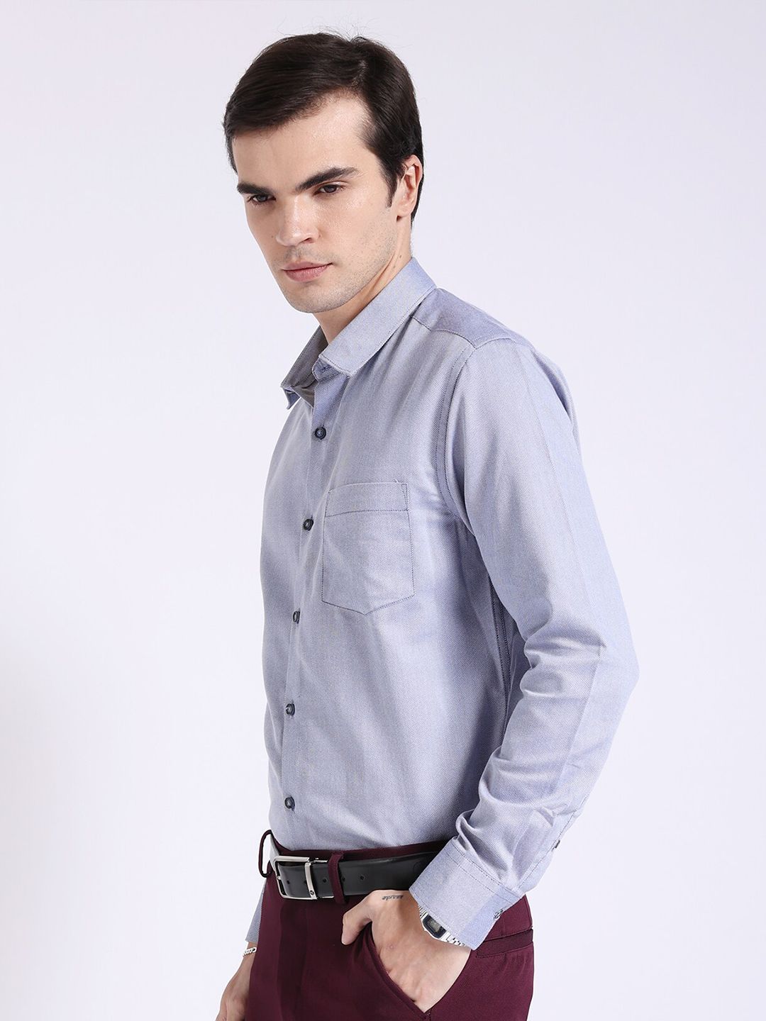 The Indian Garage Co. X Luxe Slim Fit Classic Formal Shirt
