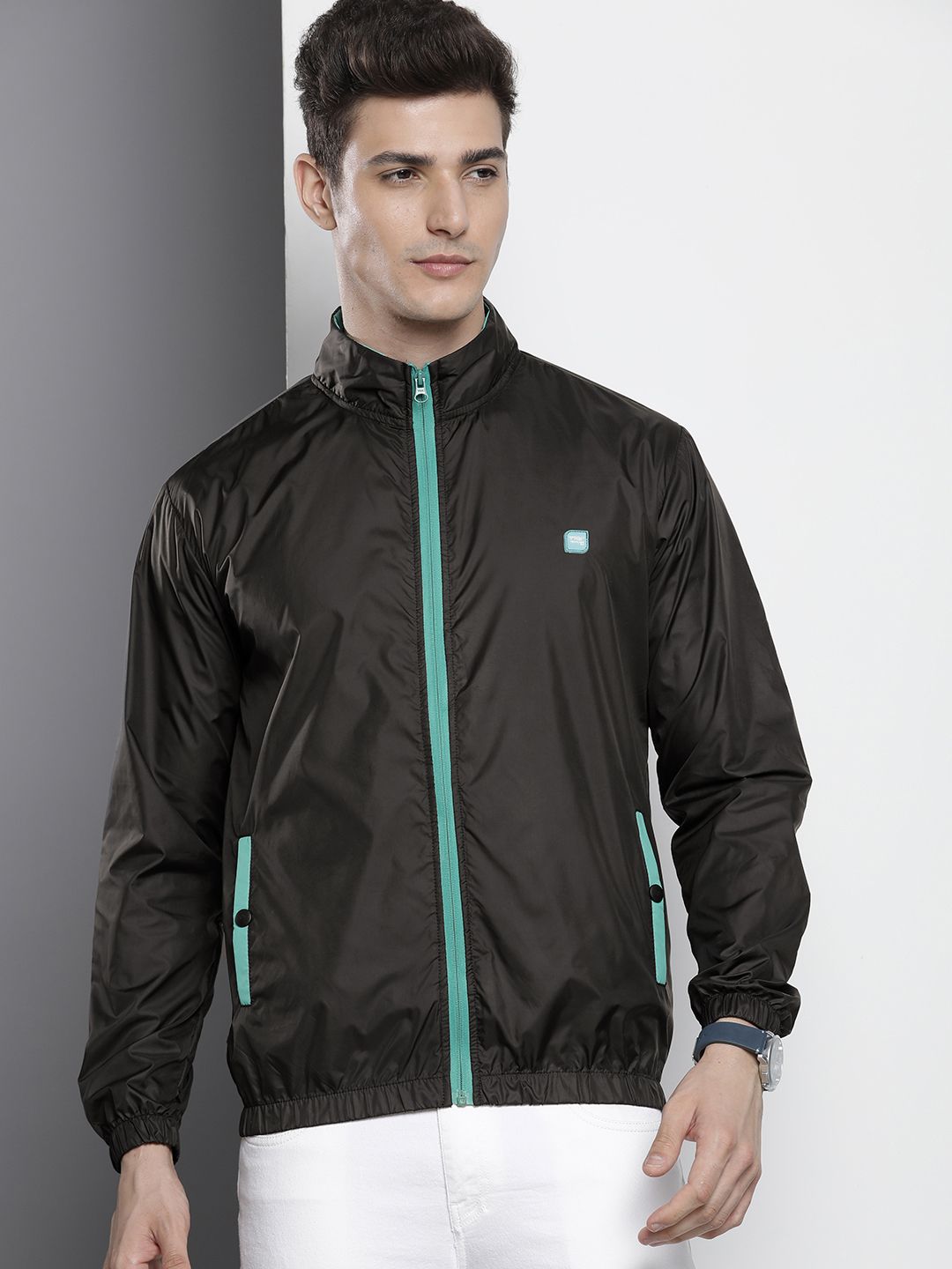 The Indian Garage Co Men Windcheater Sporty Jacket