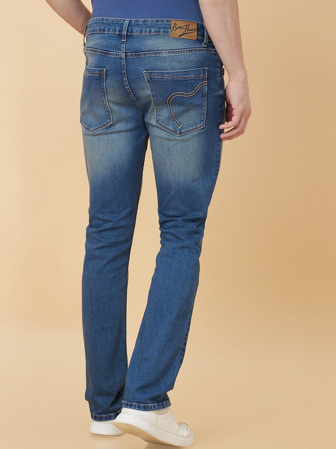 Being Human Men Slim Fit Heavy Fade Jeans