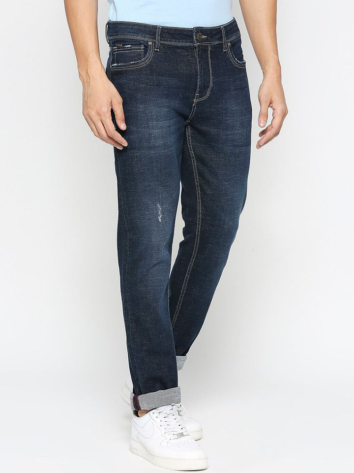 Being Human Men Low Distress Light Fade Skinny Fit Jeans