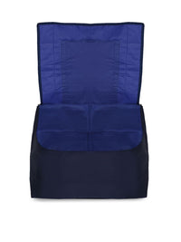 HOSTA HOMES Set Of 2 Navy Blue Solid Foldable Multi-Utility Storage Bags