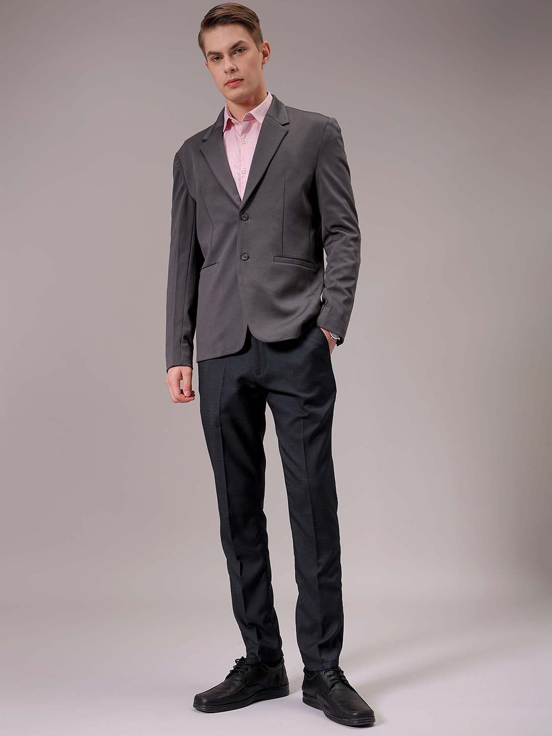 The Indian Garage Co. X Luxe Men Checked Slim Fit Trousers