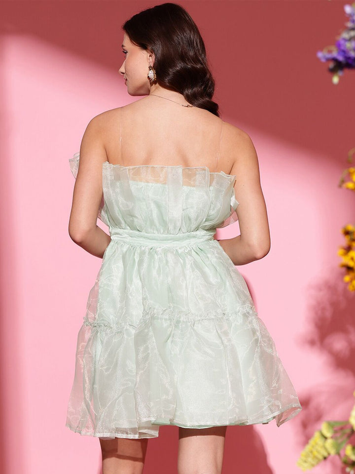 STREET 9 Strapless Sleeveless Fit & Flare Dress