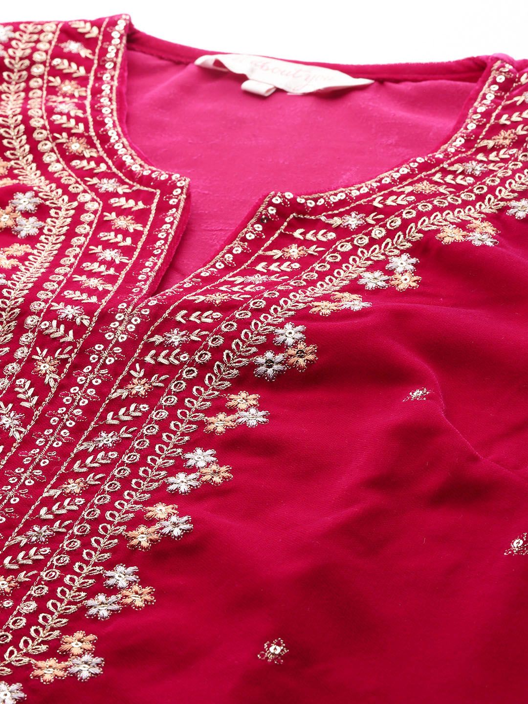 all about you Ethnic Motifs Yoke Design Kurta