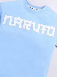 Happy Faces Boys Naruto Print Pure Cotton T-shirt