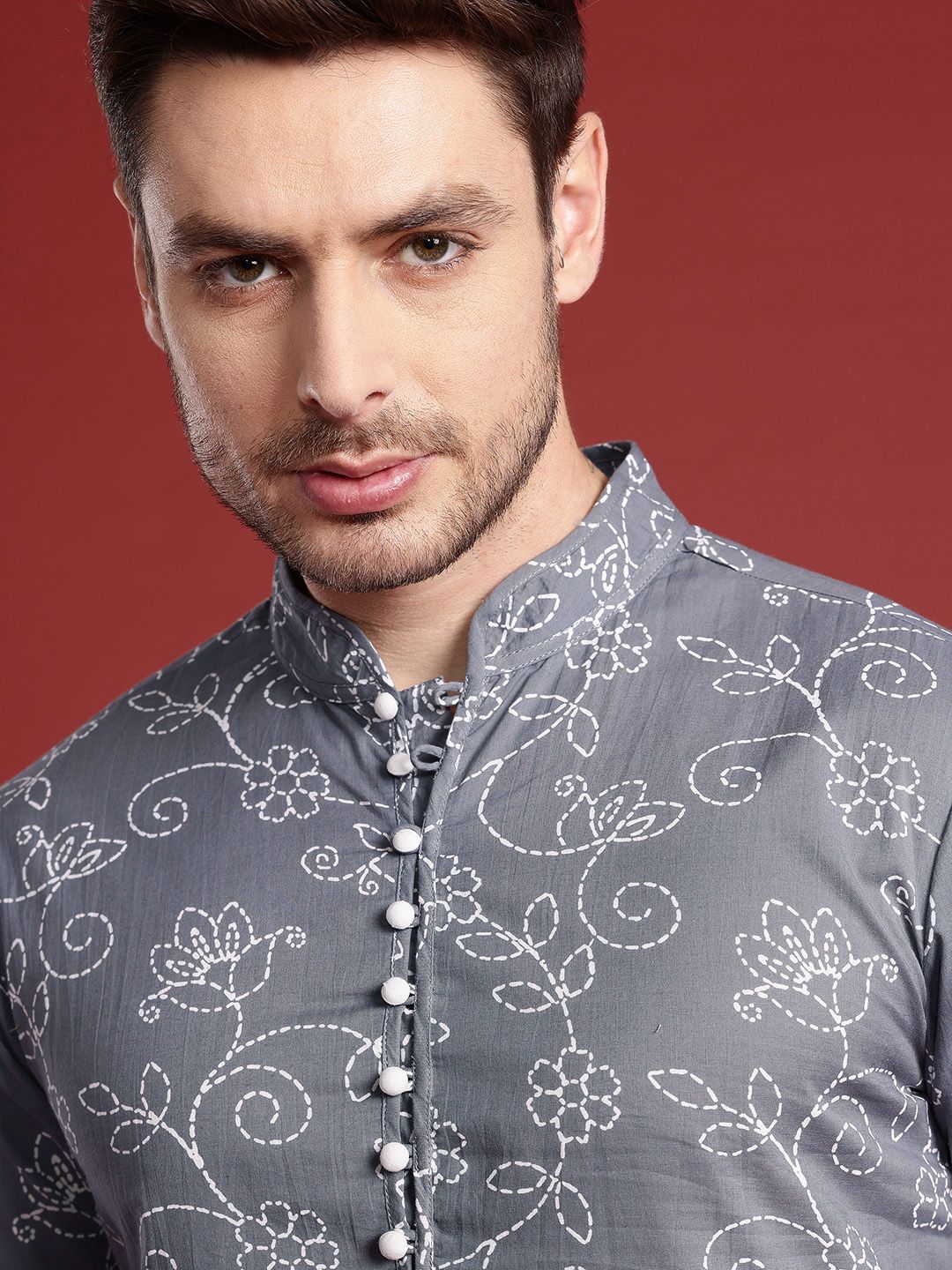Anouk Ethnic Motifs Printed Kurta