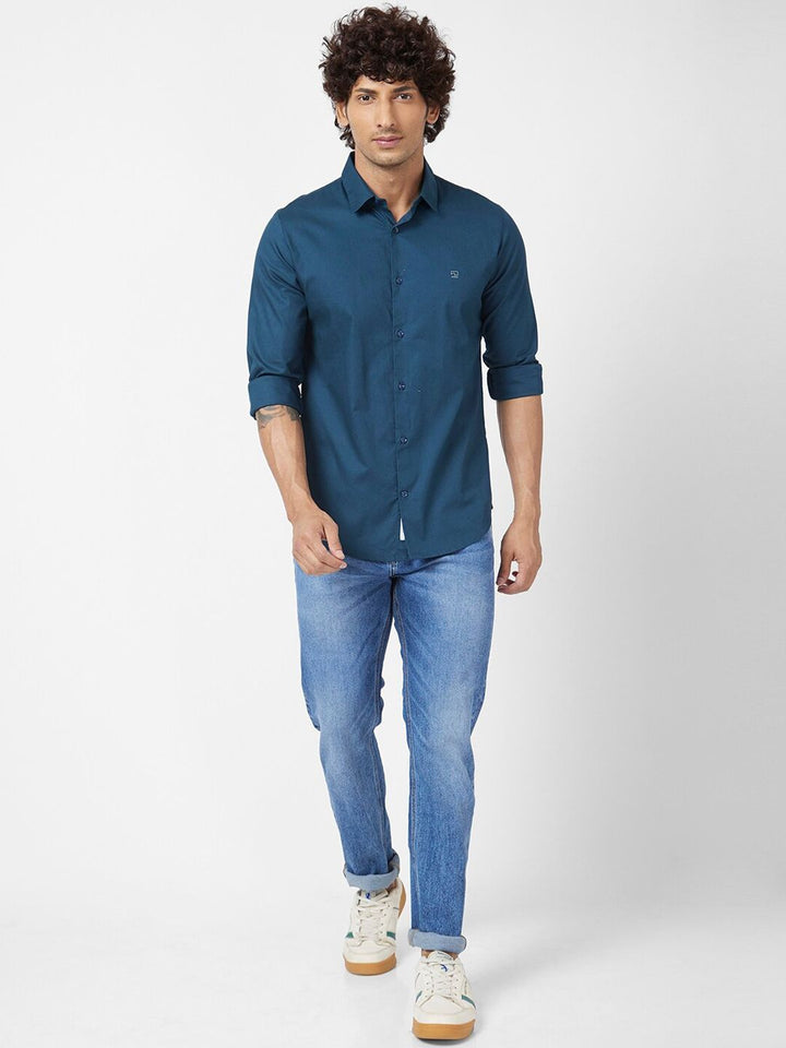 SPYKAR Men Relaxed Fit Low Distress Heavy Fade Stretchable Jeans