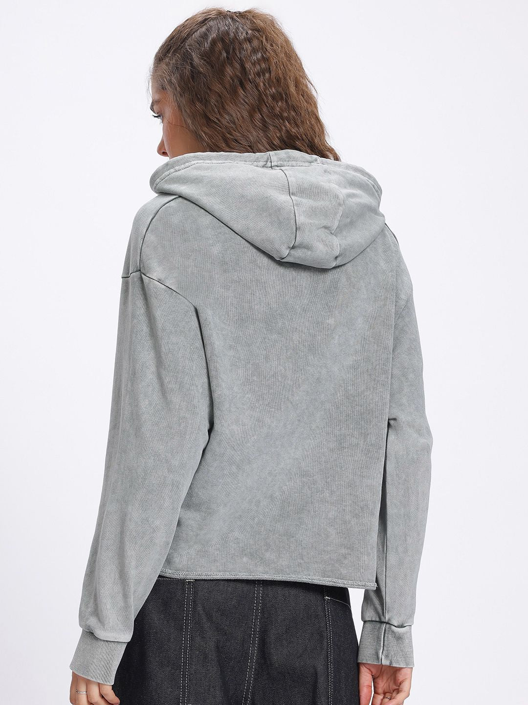 DressBerry Rugged Dyed Hooded Sweatshirt