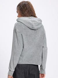 DressBerry Rugged Dyed Hooded Sweatshirt