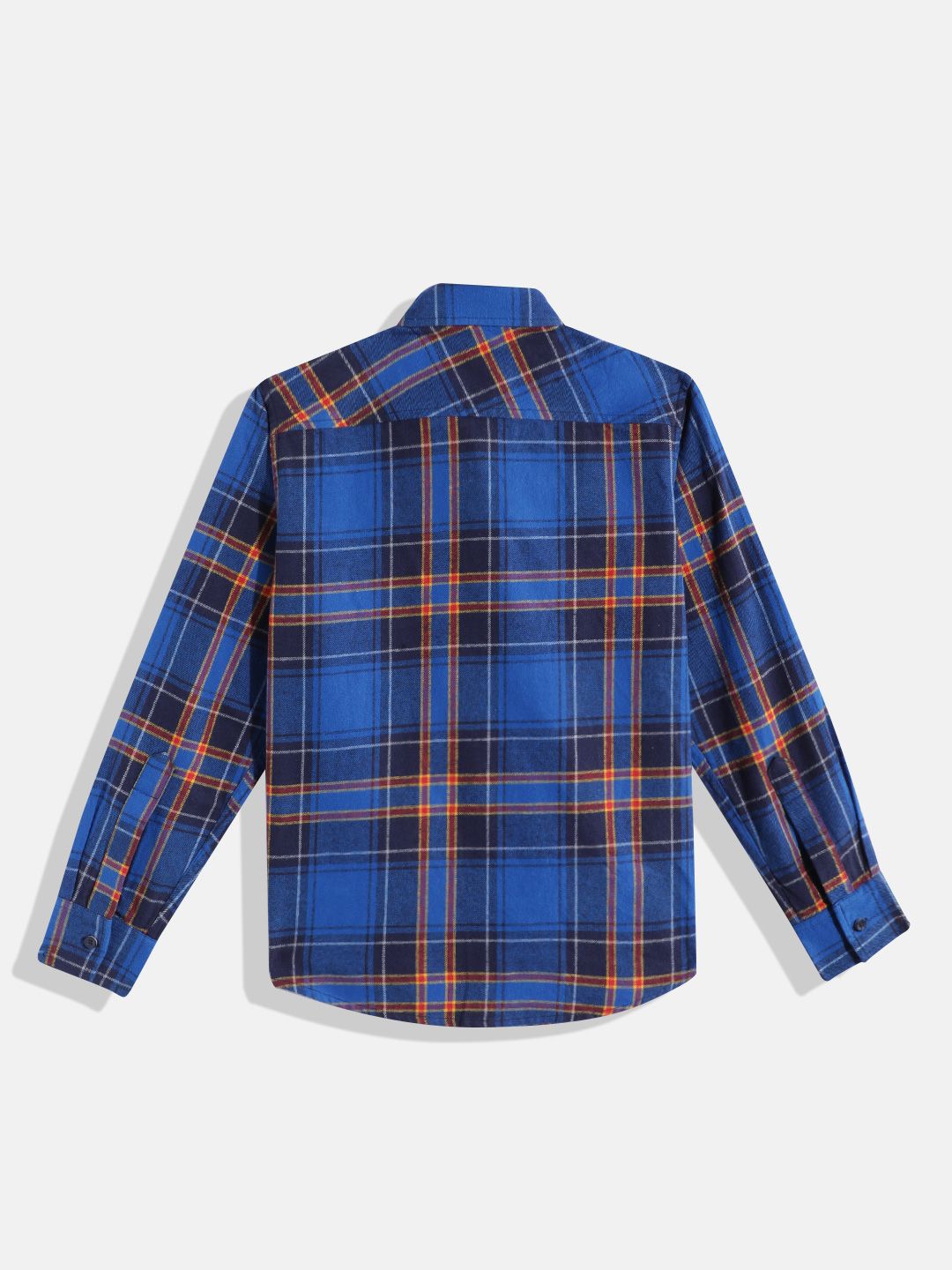 Monte Carlo Boys Tartan Checked Casual Smart Fit Shirt