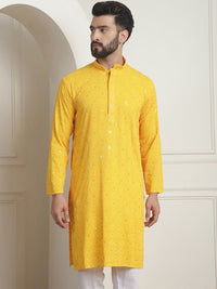 SOJANYA Kurta Kolar Mandarin Kerja Benang Labuci