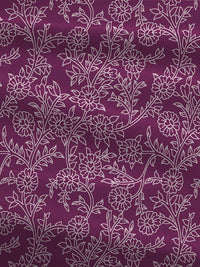 TRIDENT Desert Gardern Pink Urban Comfort Flat 144TC Queen Cotton Bedsheet Set