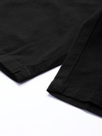 The Indian Garage Co Men Black Slim Fit Chino Shorts