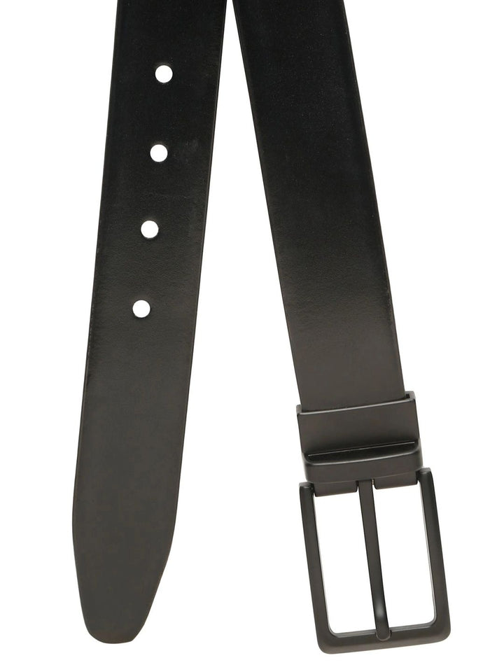 Teakwood Leathers Men Textured Leather Reversible Formal Belt