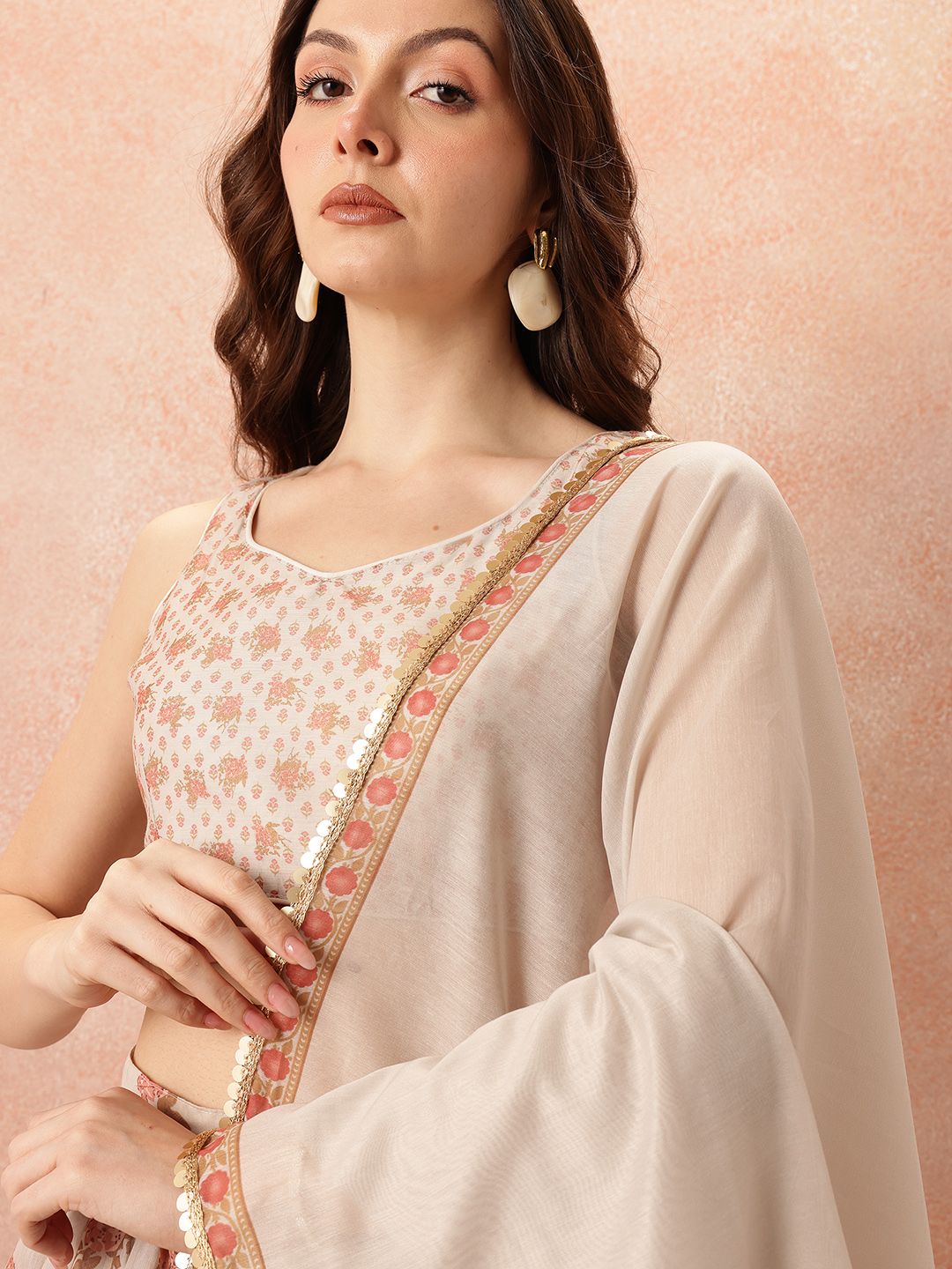 all about you Printed Ready to Wear Lehenga Set With Dupatta
