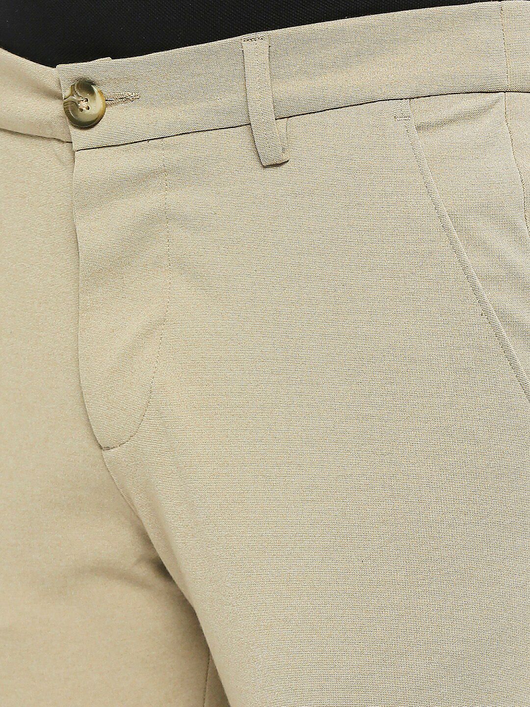 Being Human Men Regular Fit Mid-Rise Cotton Chinos Trousers