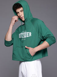 HRX by Hrithik Roshan Applique Detail Hooded Sweatshirt