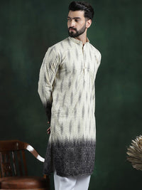 SOJANYA LUXE Sulam Biasa Benang Kerja Cotton Straigth Kurta