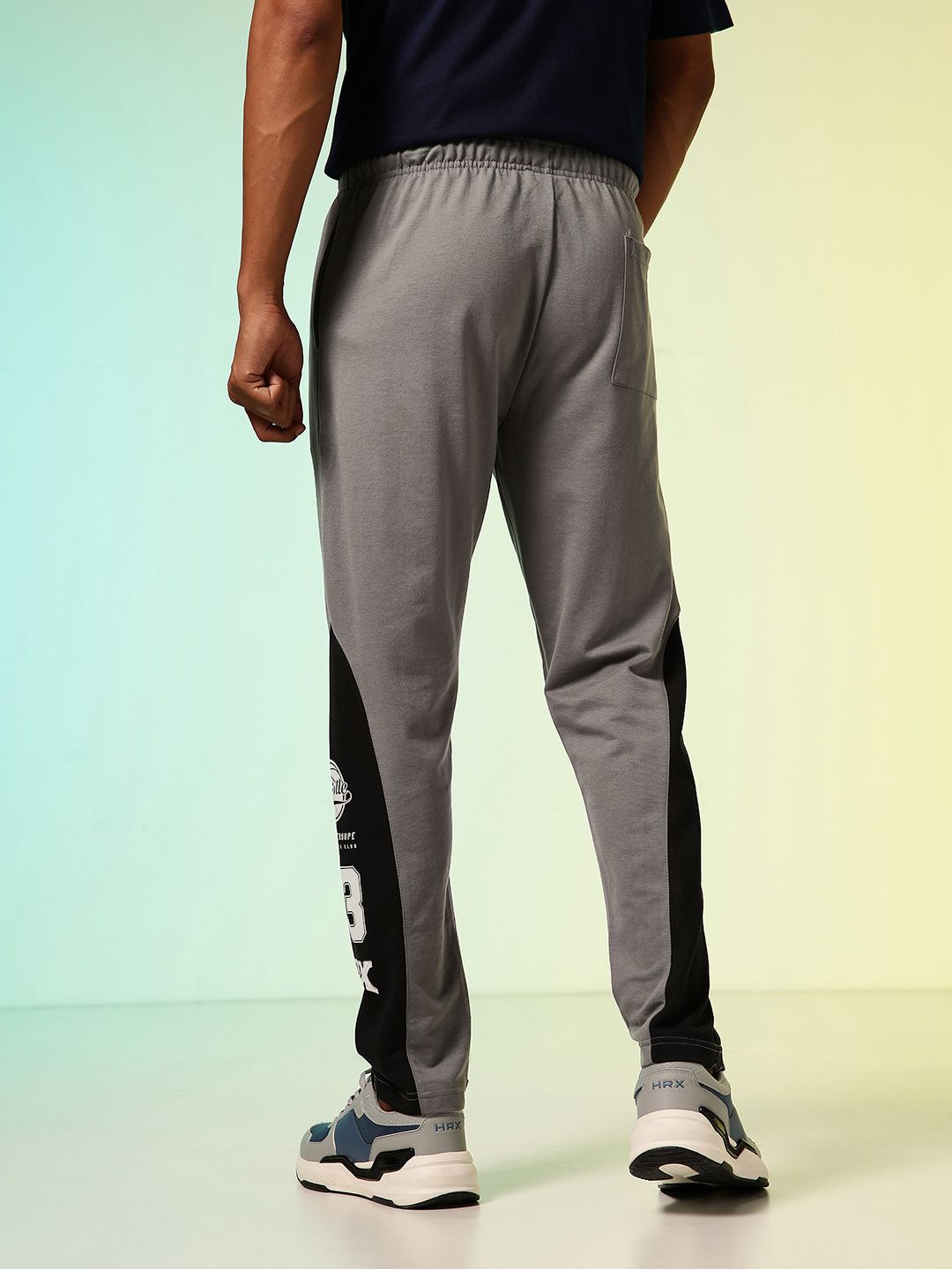 HRX by Hrithik Roshan Men OG Troupe Story Colourblocked Lifestyle Track Pants