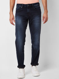 Lelaki Spykar Santai Fit Light Fade Jeans Regangan
