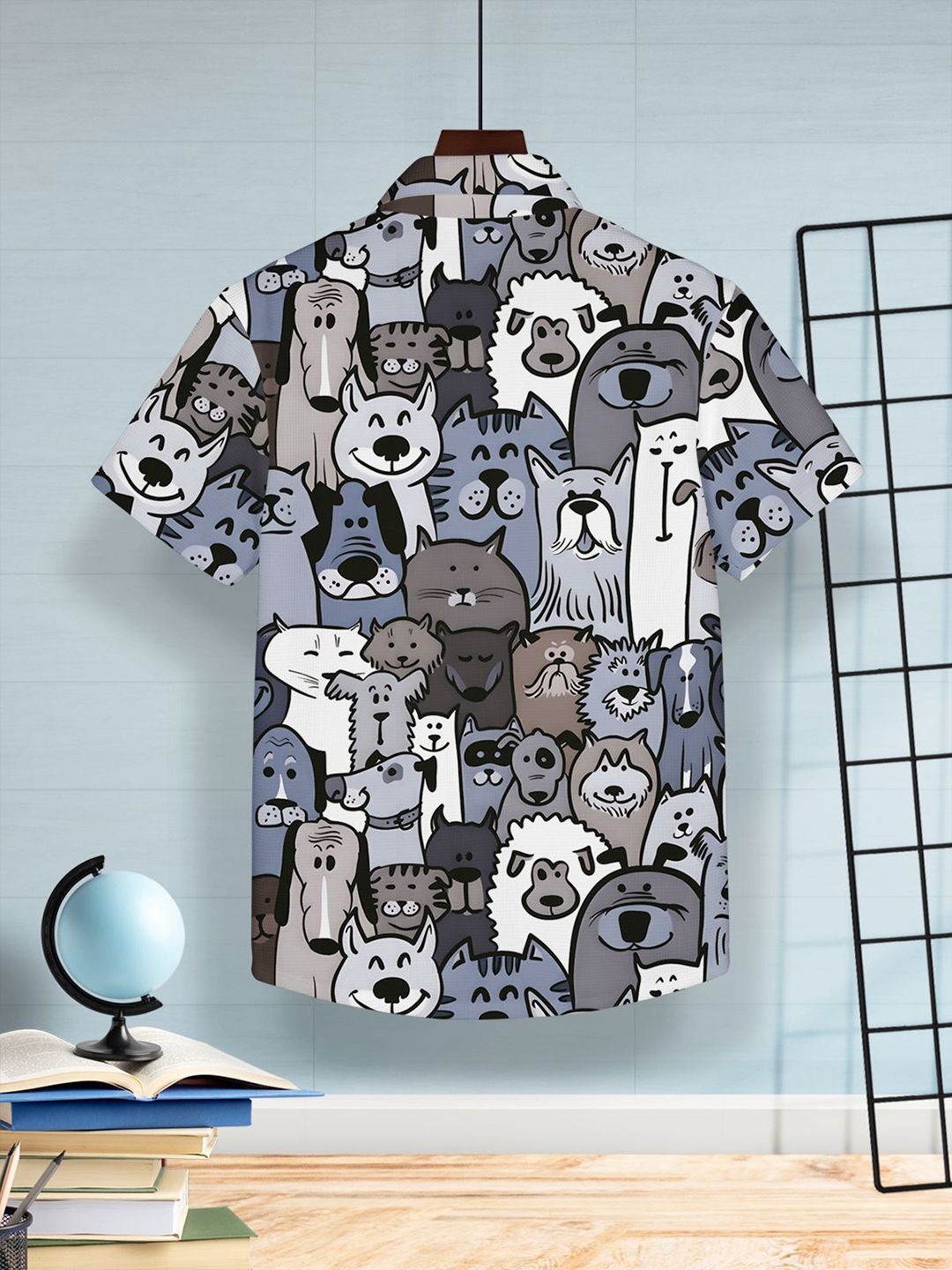 HELLCAT Boys Floral Opaque Printed Casual Shirt