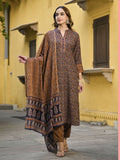KALINI Ethnic Motifs Printed Straight Kurta With Trousers & Dupatta