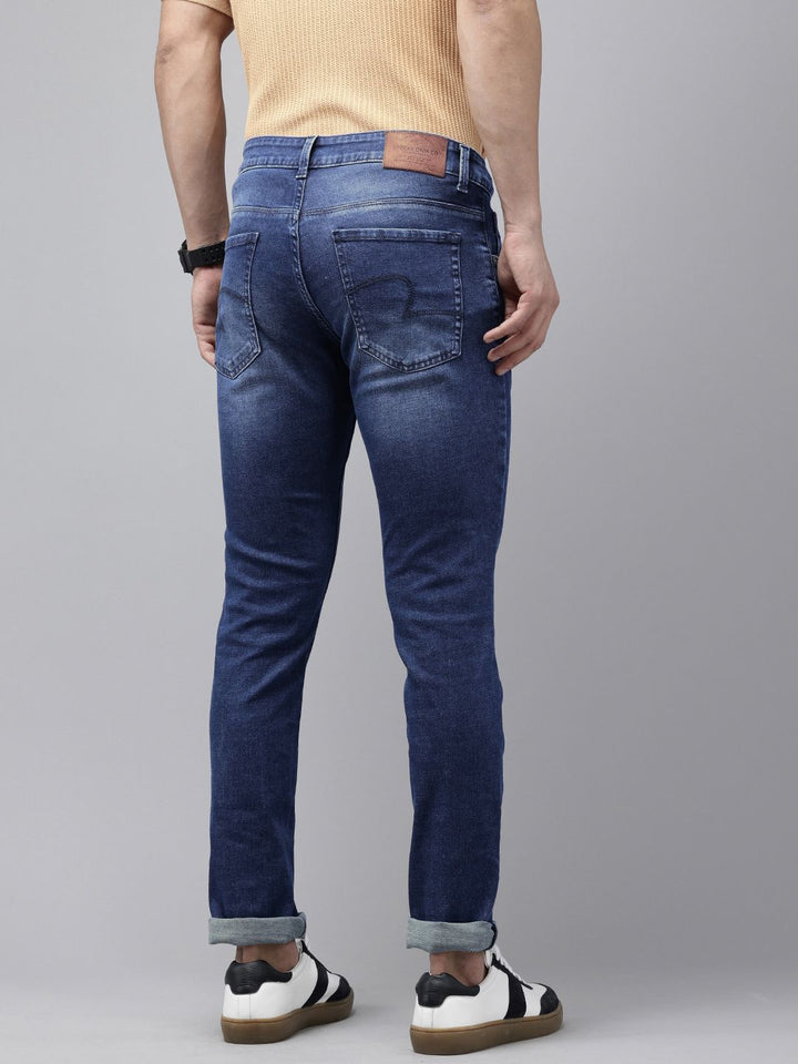 SPYKAR Men Skinny Slim Fit Low-Rise Light Fade Stretchable Jeans