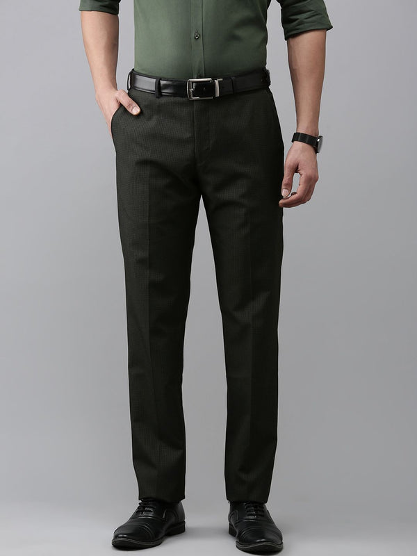 Park Avenue Men Smart Slim Fit Formal Trousers