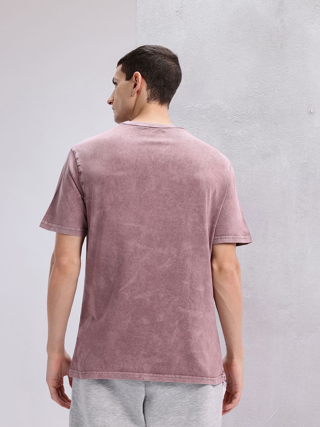 HRX by Hrithik Roshan Men Printed Pure Cotton Yoga T-shirt