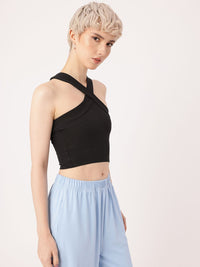 DressBerry Y2K Revival Halter Neck Crop Top