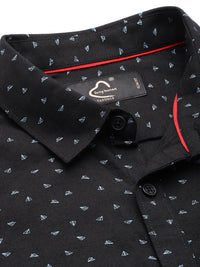 Being Human Slim Fit Geometric Printed Pure Cotton Casual Shirt
