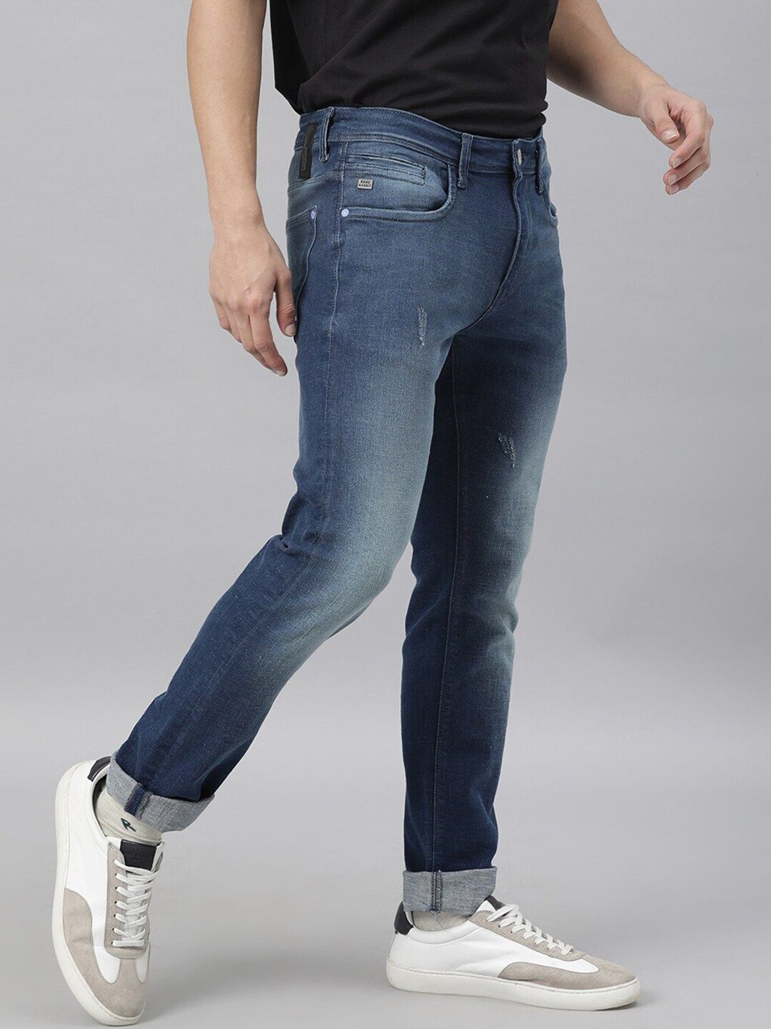 RARE RABBIT Men Calca Slim Fit Stretchable Jeans