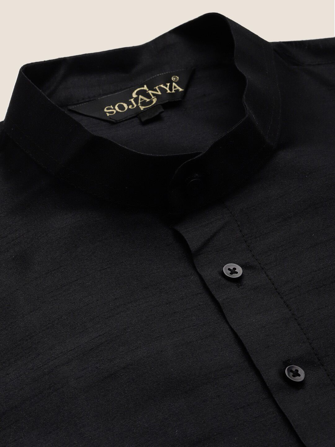 SOJANYA Mandarin Collar Regular Kurta With Churidar & Nehru Jacket