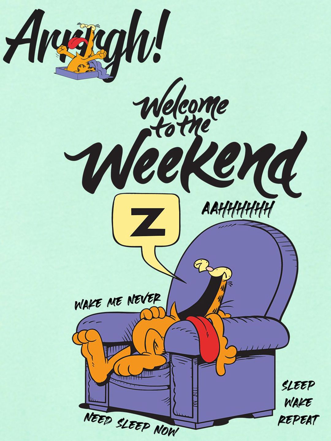 Bewakoof Women Garfield Comic Graphic Round Neck T-shirt
