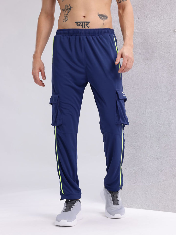 HRX by Hrithik Roshan Men Rapid-Dry Cargo Style Training Joggers