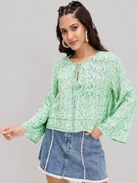 DressBerry Flutter Falls Tiered A-Line Top