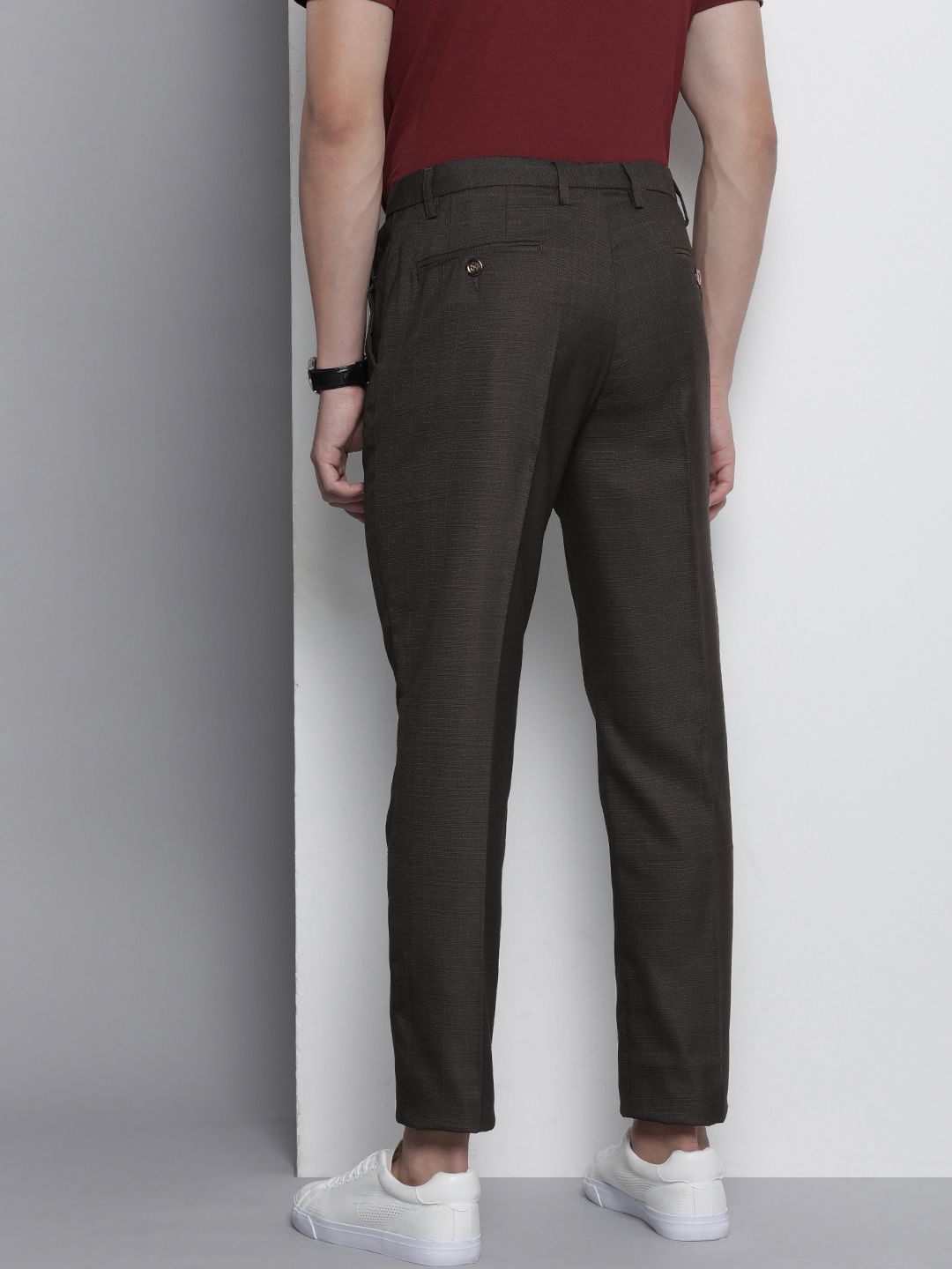 The Indian Garage Co Men Solid Trousers