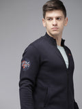 SPYKAR Solid Front-Open Sweatshirt
