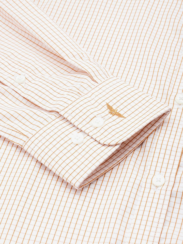 Park Avenue Slim Fit Checked Formal Shirt