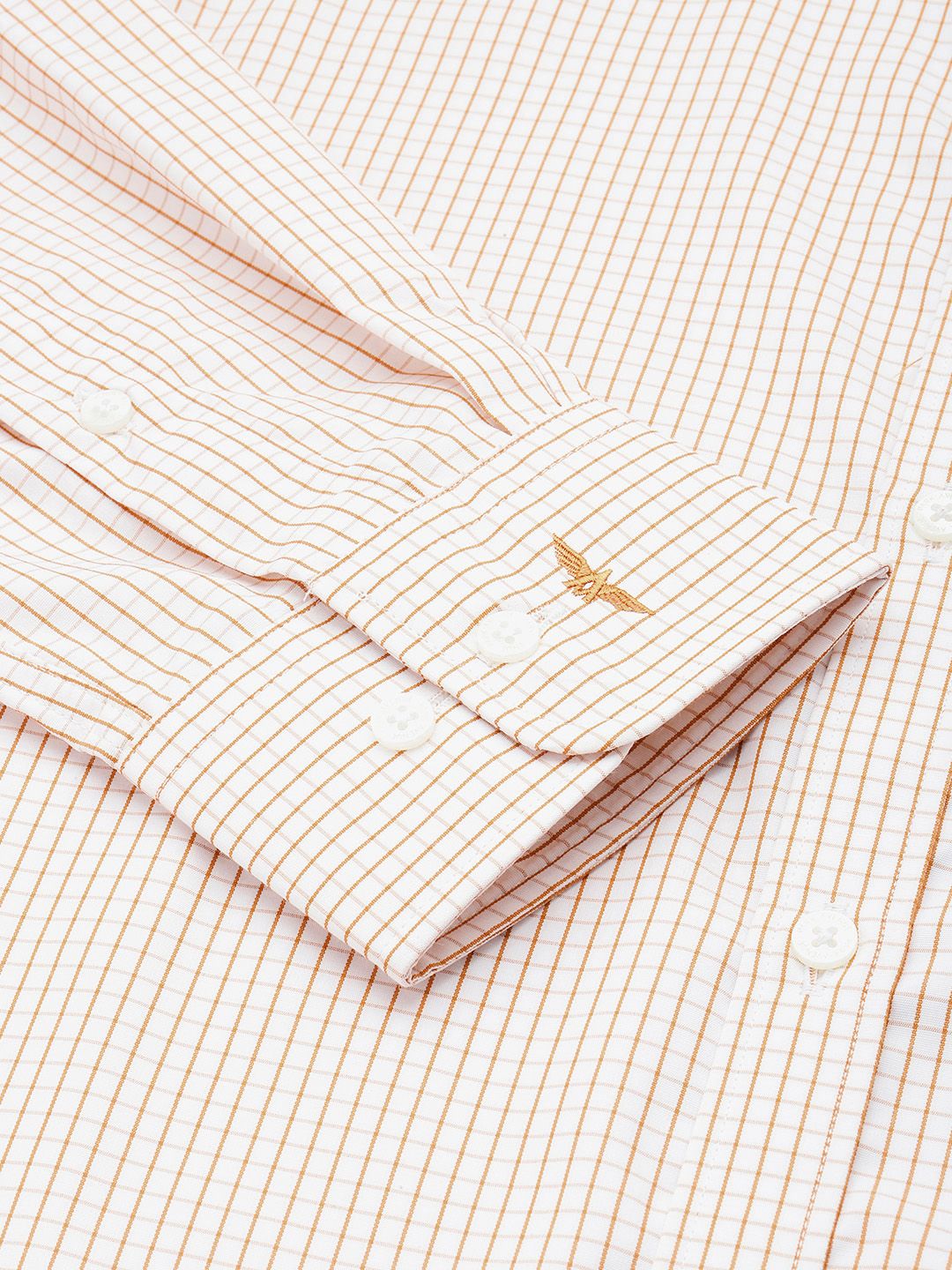 Park Avenue Slim Fit Checked Formal Shirt