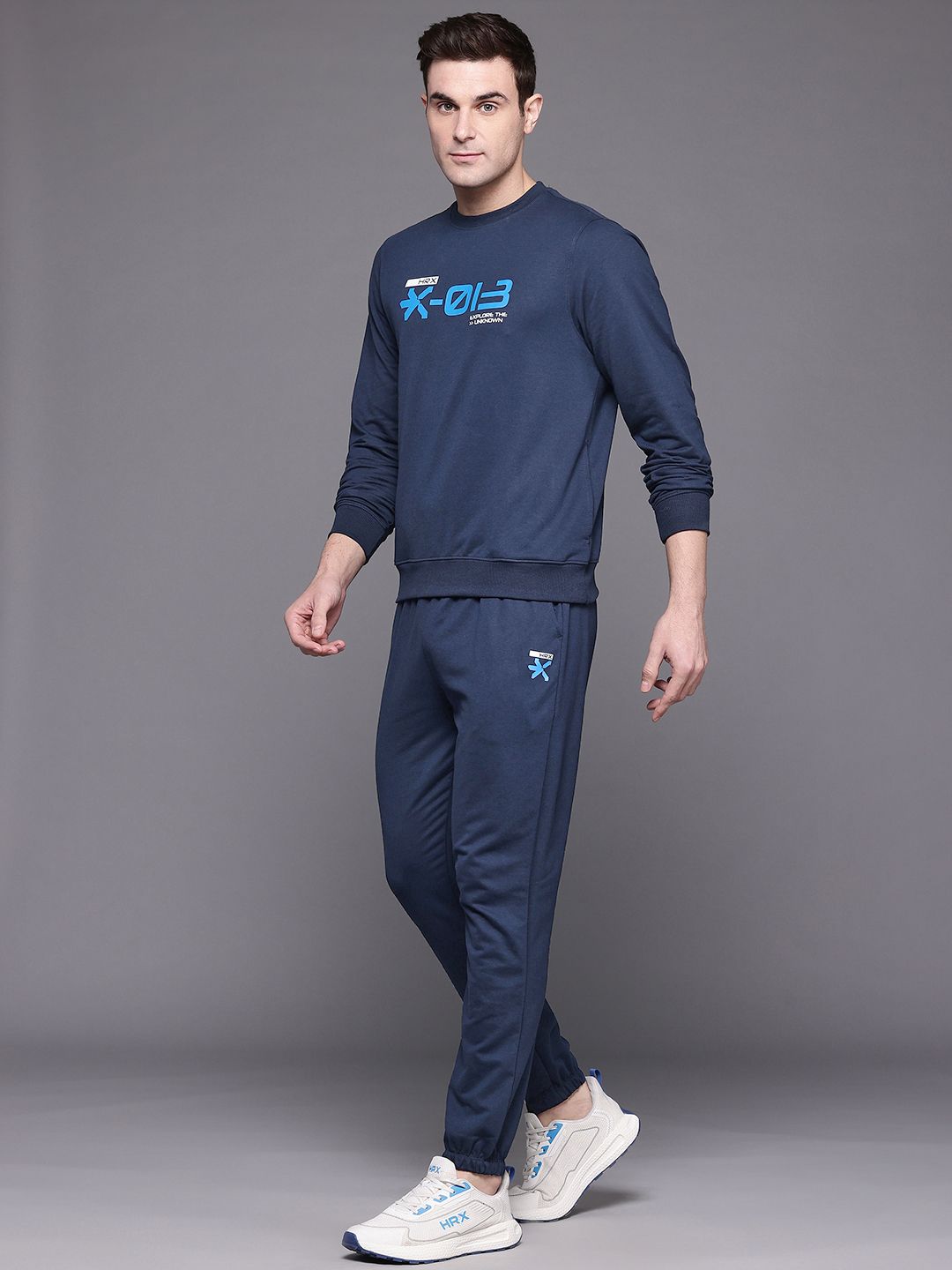 HRX by Hrithik Roshan Brand Logo Printed Lifestyle Tracksuit