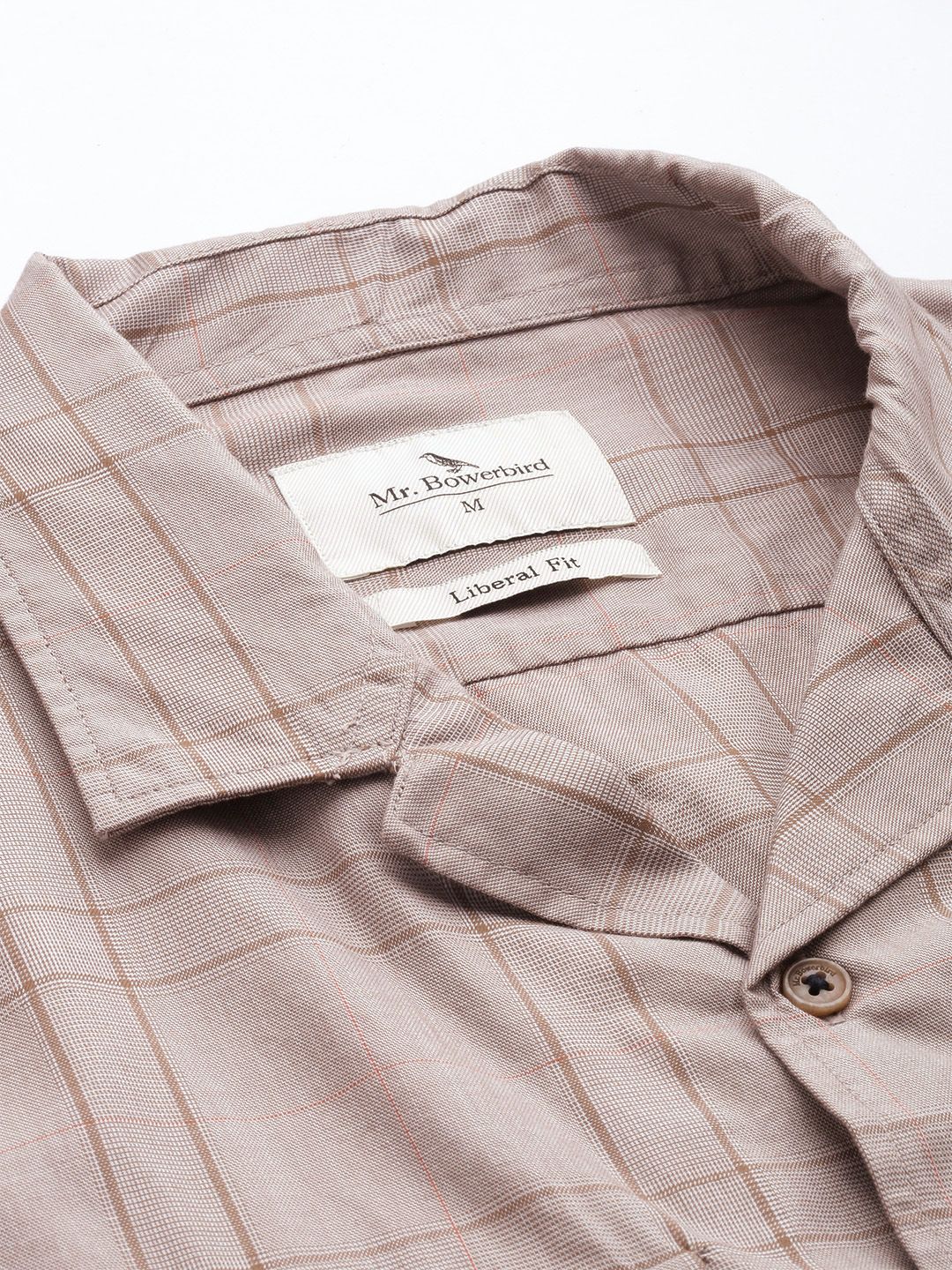 Mr Bowerbird Pure Cotton Liberal Fit Checked Casual Shirt
