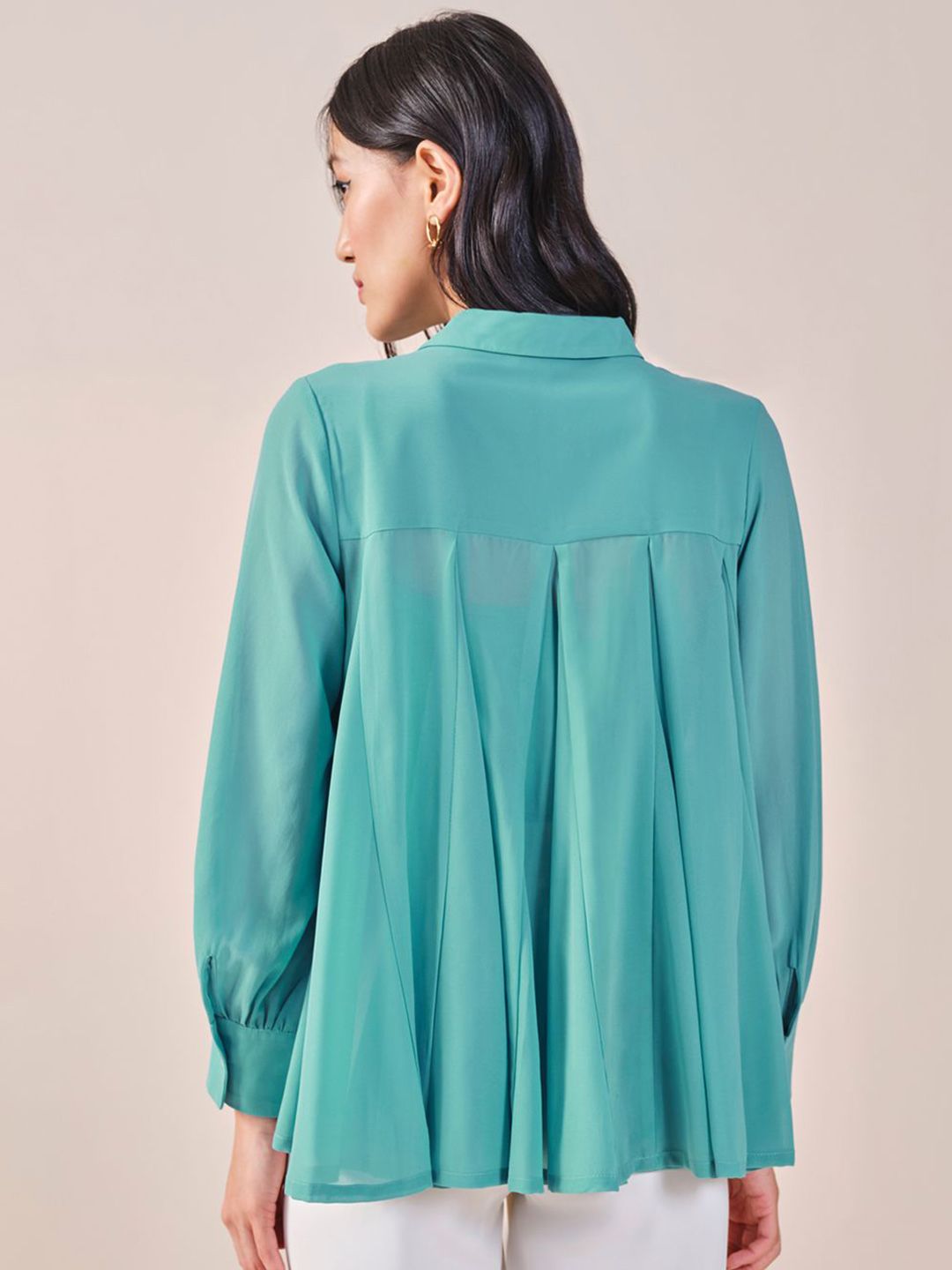 AND Solid Shirt Style Top
