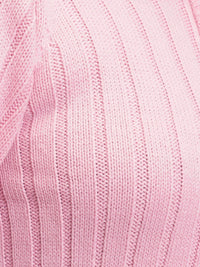 Tokyo Talkies Mock Collar Crop Acrylic Front-Open Sweaters