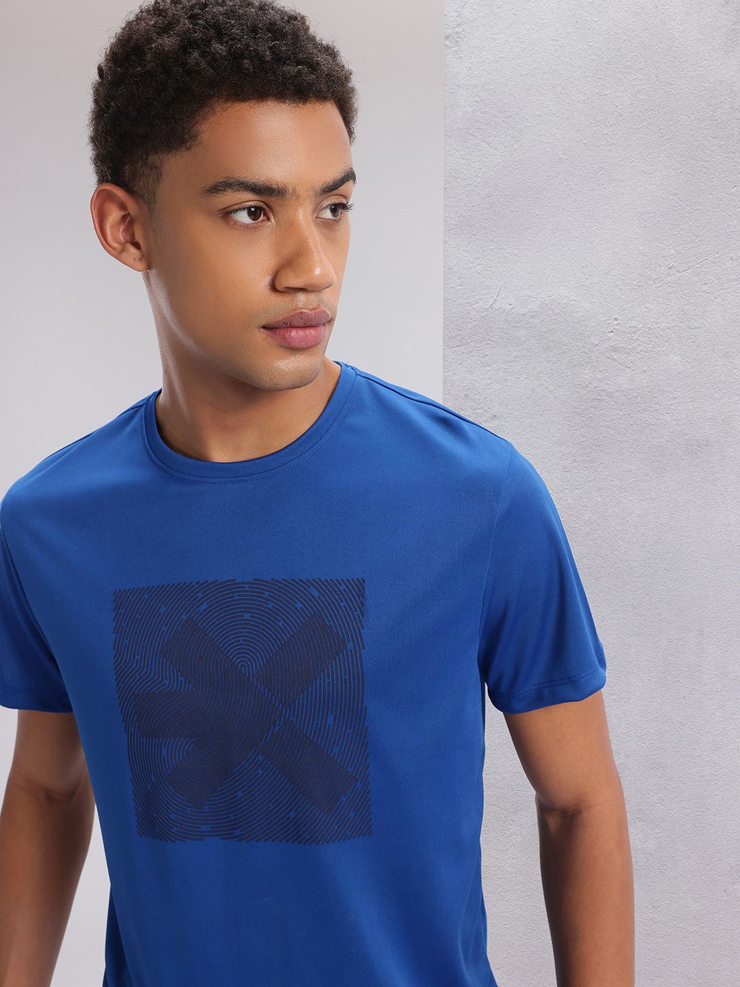 HRX by Hrithik Roshan Twin Collection Rapid-Dry Printed Training T-shirt