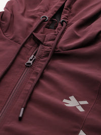 HRX by Hrithik Roshan Printed Hooded Lifestyle Bomber Jacket