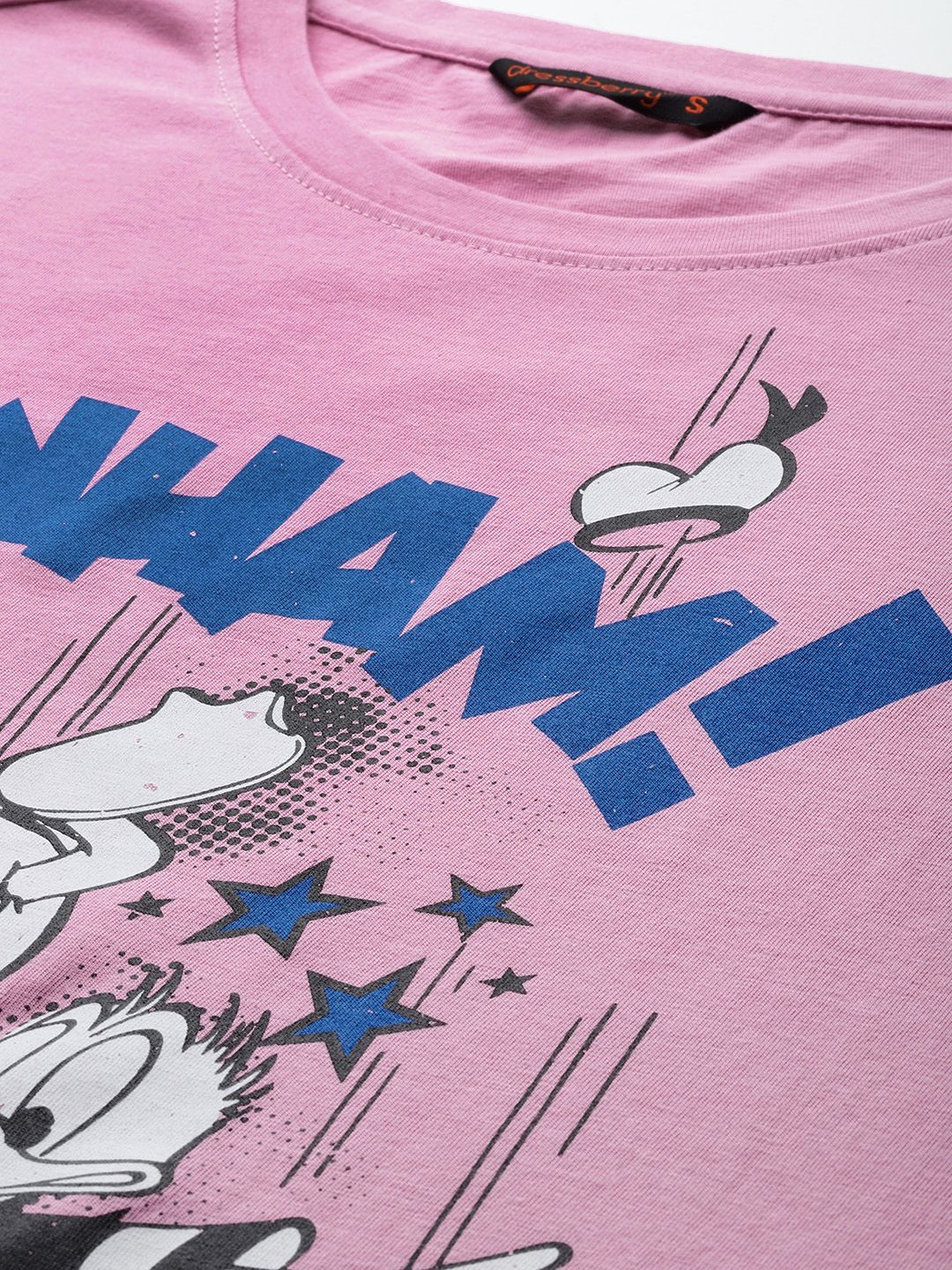 DressBerry Donald Duck Print Pure Cotton T-shirt