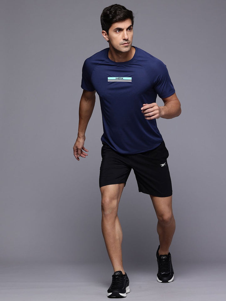 HRX by Hrithik Roshan Airflow Brand Logo Printed Rapid-Dry Running Ultralite T-shirt