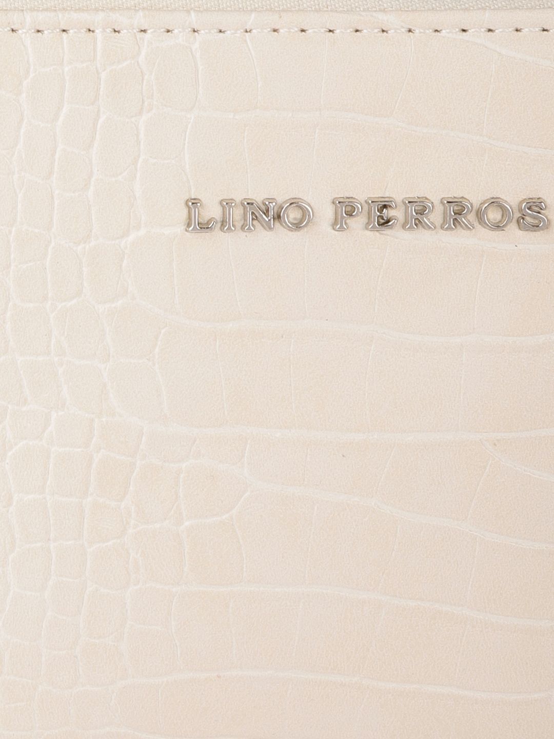 Lino Perros Women Off White Animal Printed PU Shoulder Bag