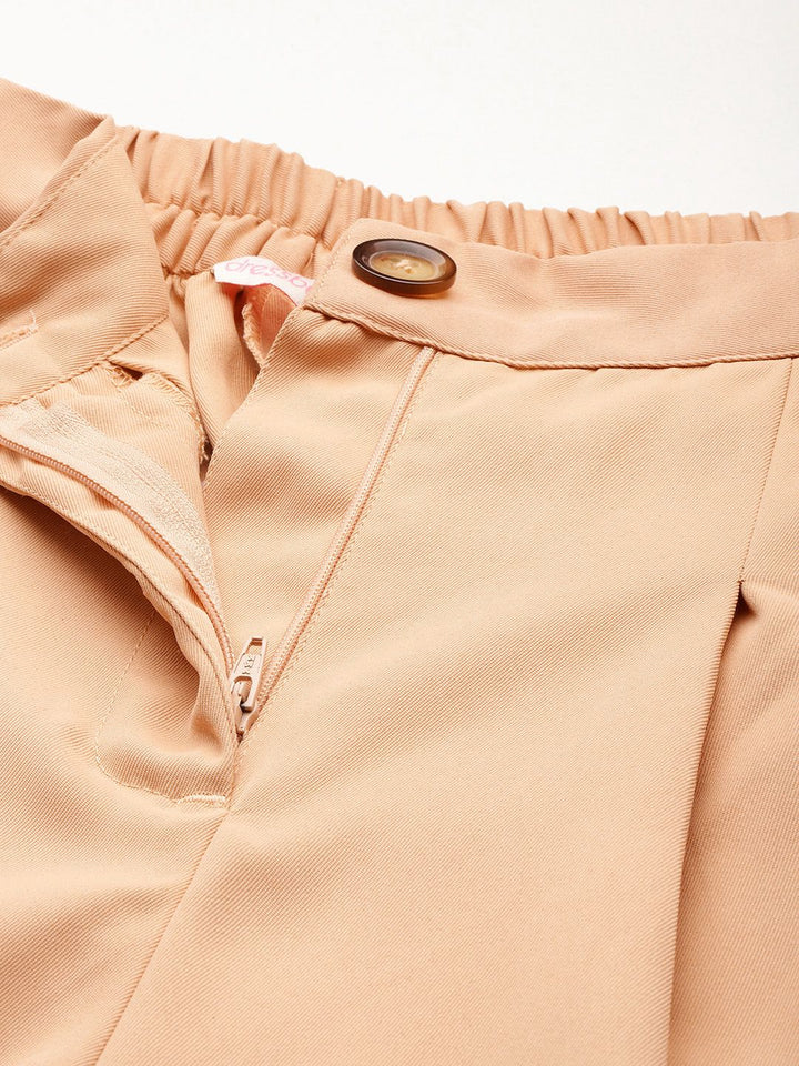 DressBerry Women Wide Leg Pleated Trousers